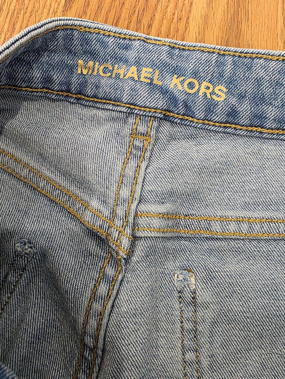 Michael Kors Jeans Women's 4 Light Wash Selma Bootcut Stretch Denim - Picture 11 of 13